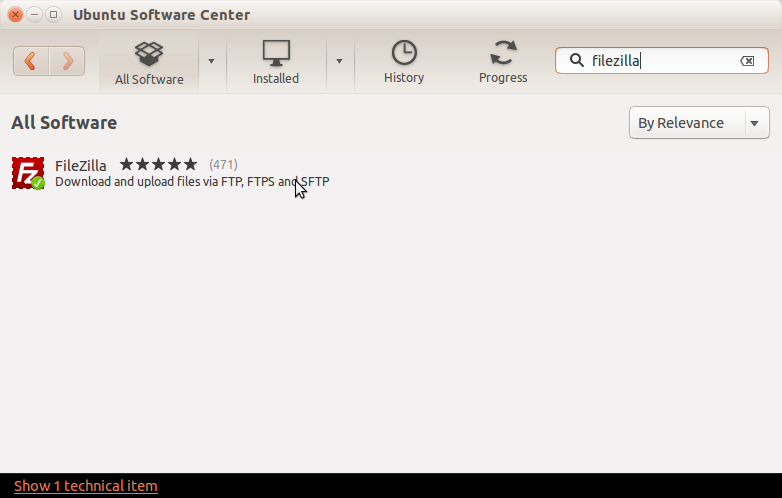 Solved: How to install Filezilla on Ubuntu 14.04: