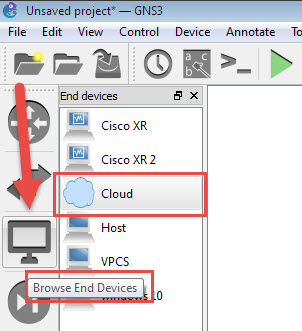 Gns3 cloud | Connect Gns3 Router to Internet Setup