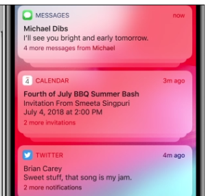 IOS 12 Grouped Notifications by Apple