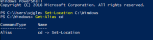 Powershell alieas