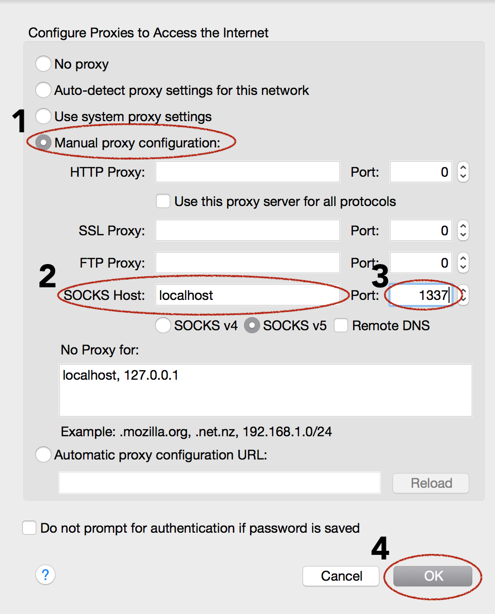 ssh proxy setup