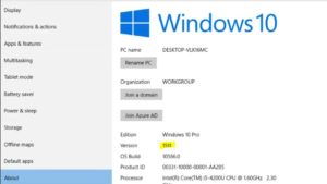 How to check windows 10 current version