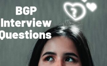 BGP Interview Questions