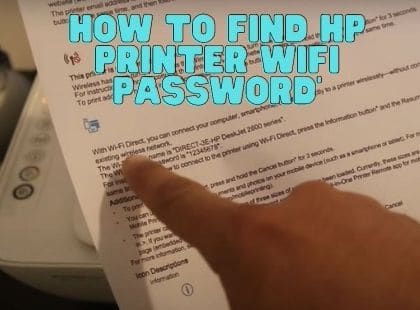Step-By-Step Tutorial on How To Find My HP Printer Wifi Password