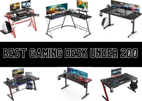 12 Best Gaming Desks Under 200 Dollars to Buy in 2022