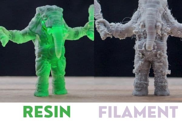 Quality of 3D Print resin and Filament