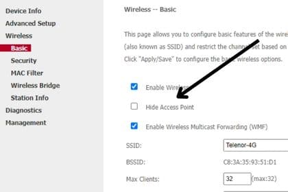 Hide your SSID