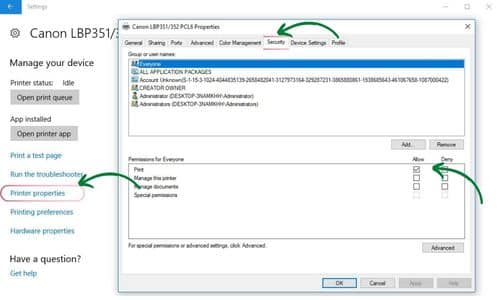 Block Unauthorized Use wireless printer