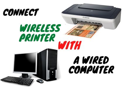 Can a printer be connected both wired and wireless?