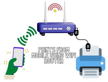 Prints from Mobile using Wifi Router