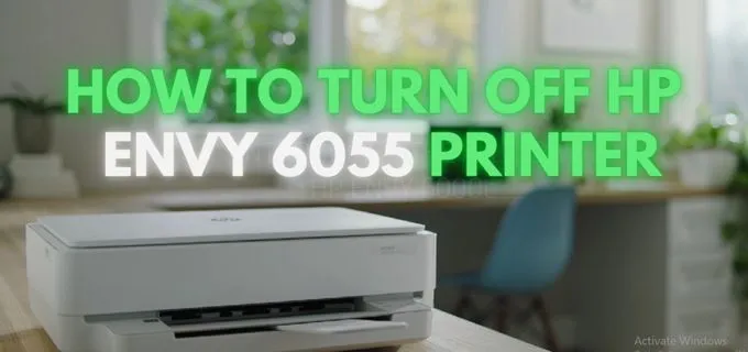 How To Turn Off HP Envy 6055 Printer
