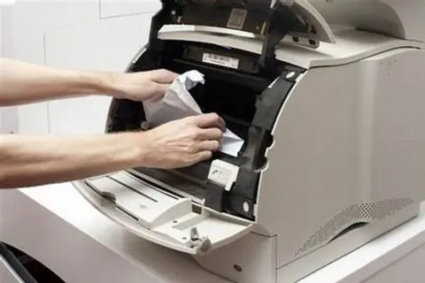 remove paper jam from printer