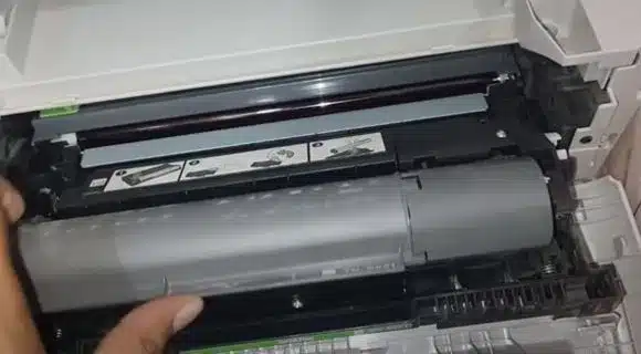 remove the printer toner from cartridge