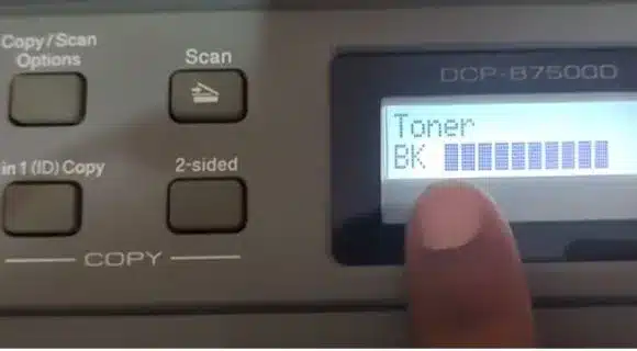 toner status of brother printer